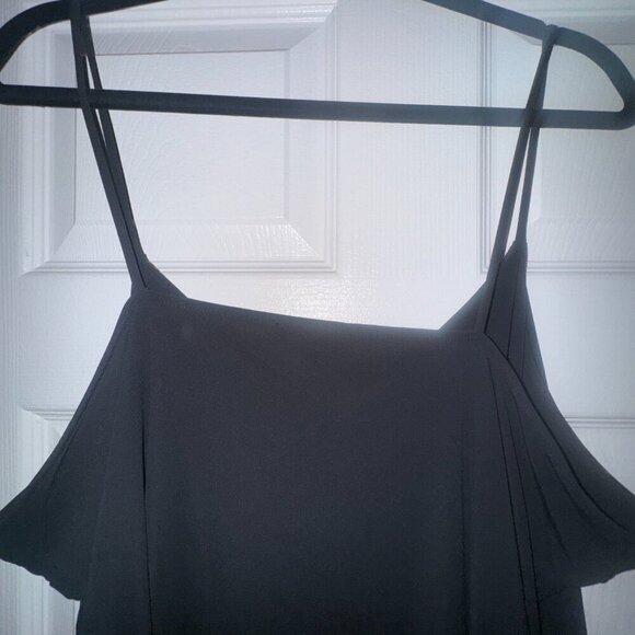 ✨ Express Black Draped Asymmetrical Top | XL | NWT ✨ - Picture 7 of 7
